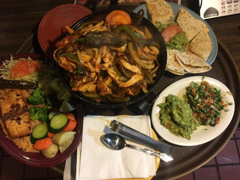 Authentic Mexican dish with rice, beans, and fresh ingredients served at Pepe’s Mexican Restaurant in Chicago.