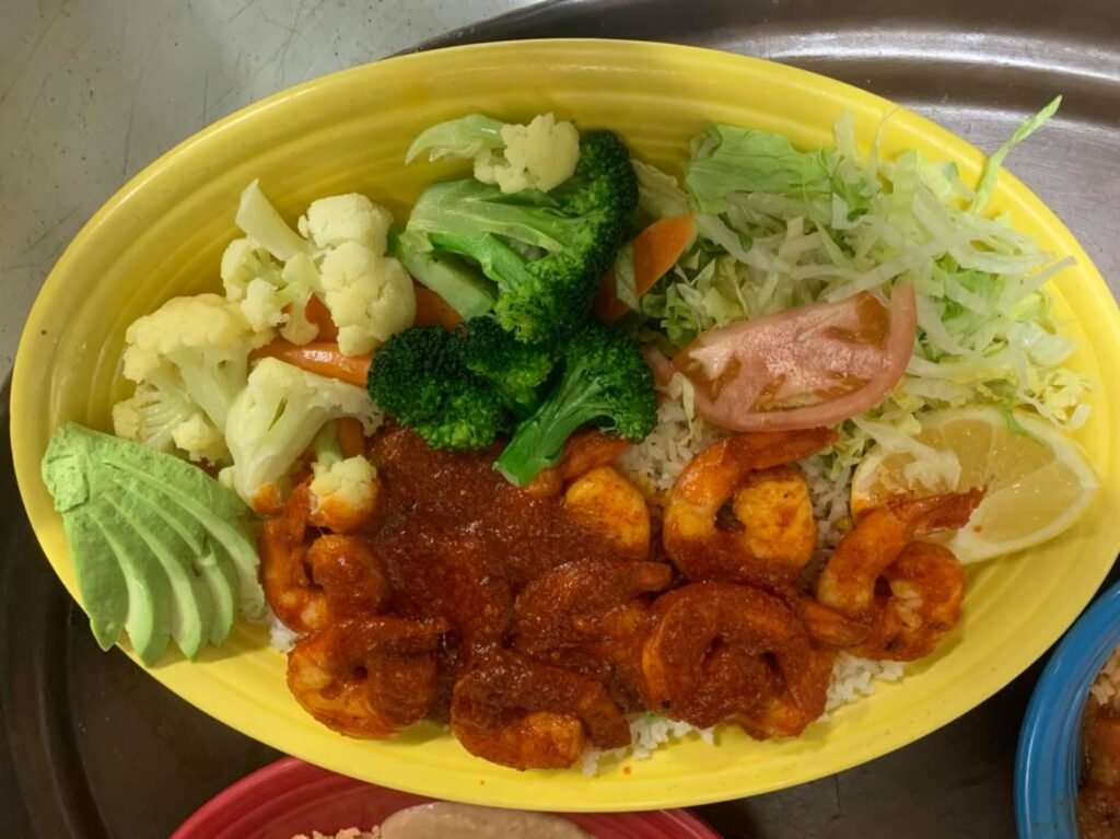 Authentic Mexican dish with rice, beans, and fresh ingredients served at Pepe’s Mexican Restaurant in Chicago.